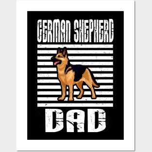 German Shepherd Dad Proud Dogs Posters and Art